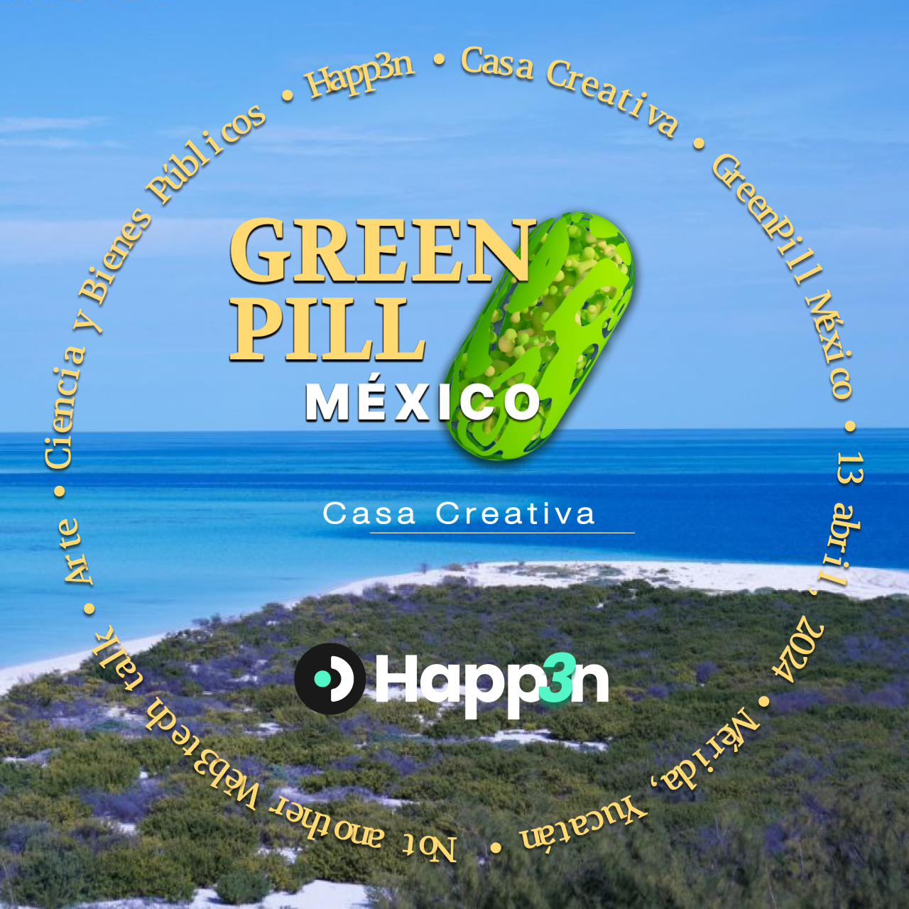 GreenPill Mexico en Not another Web3tech talk 🌱🏝️💻⛓️✨💚 POAP image