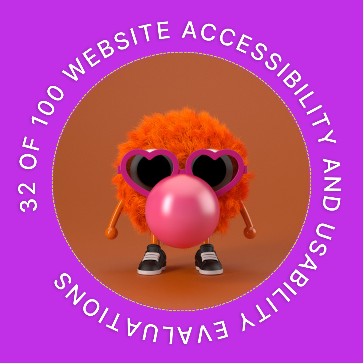 32 of 100 Website Accessibility and Usability Evaluations POAP image