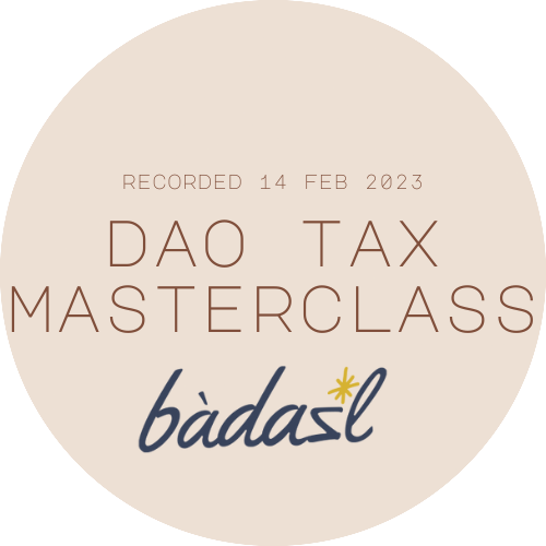 BADASL 2023 DAO tax masterclass (Australian tax law perspective) POAP image