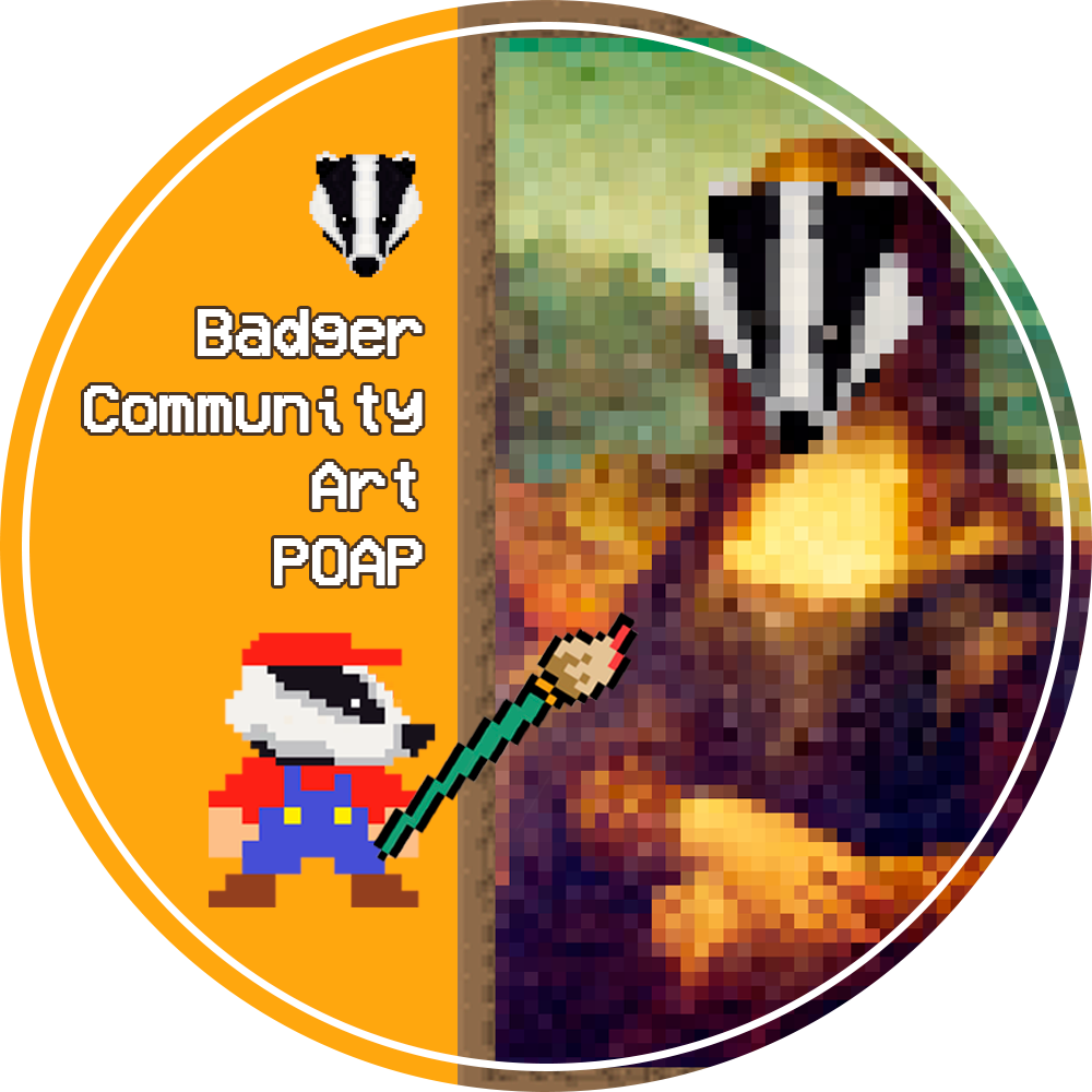 Badger Community Art Poap Call #3 POAP image