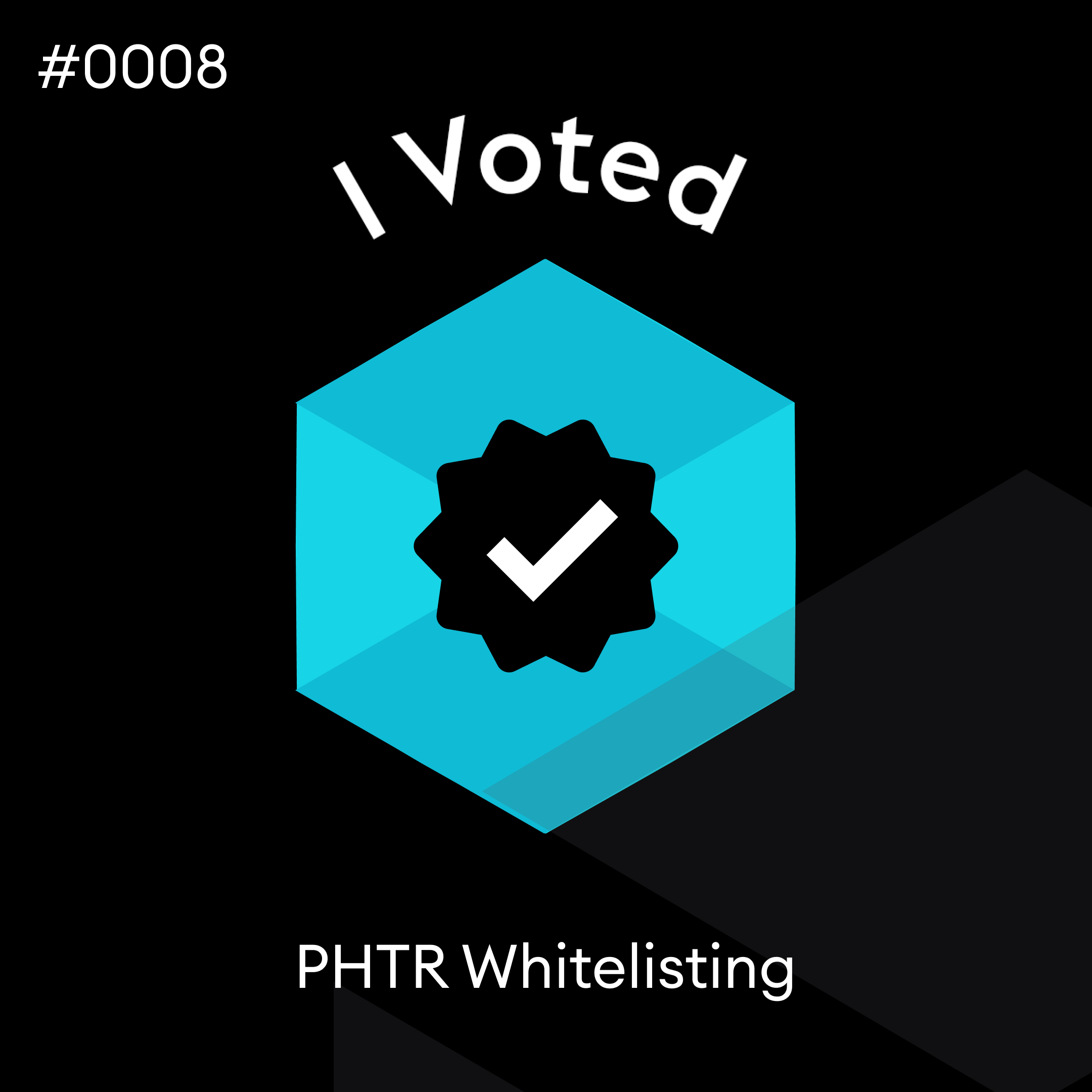 Bancor Snapshot Proposal #0008 -  Whitelist PHTR token with 100k BNT trading liquidity POAP image
