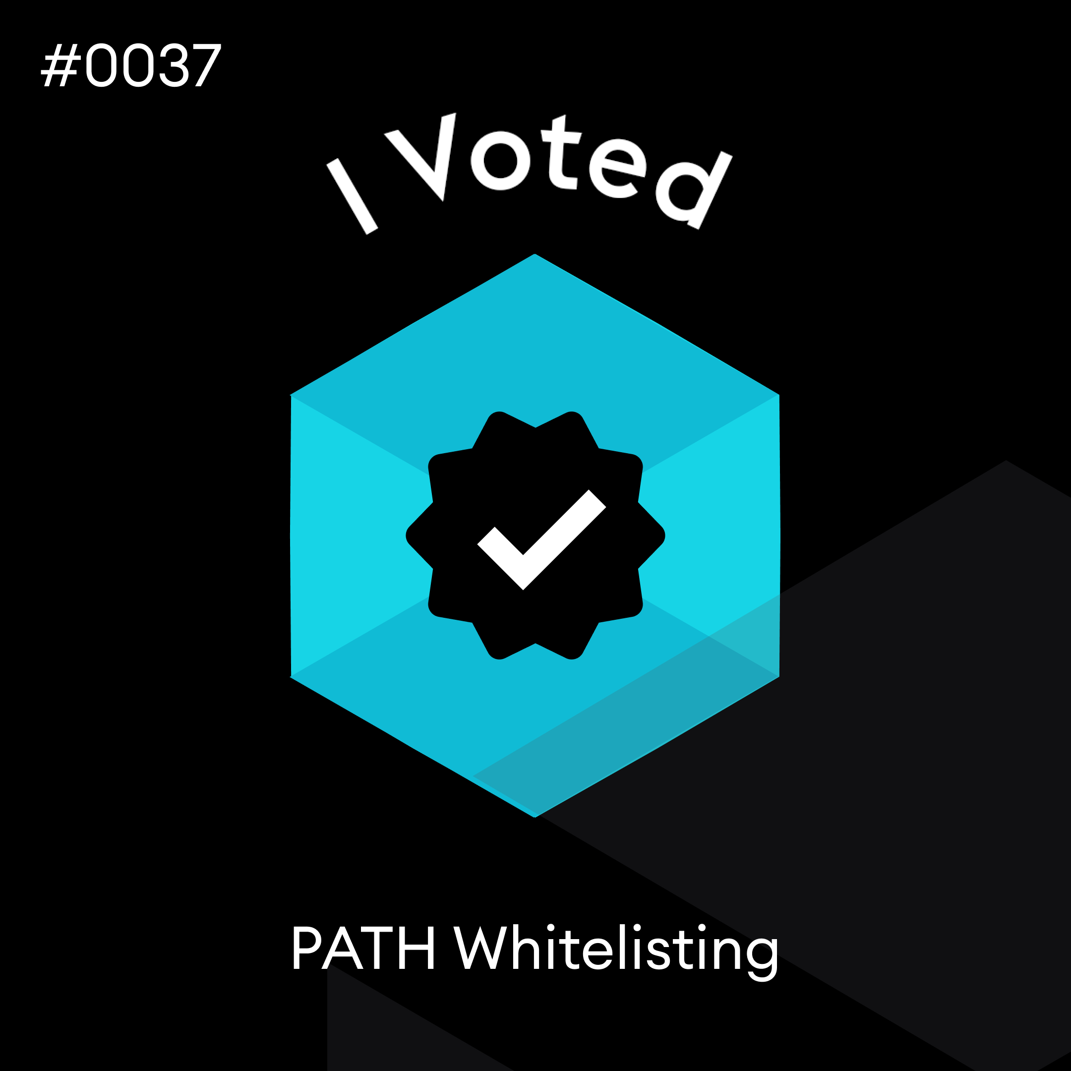 Bancor Snapshot Proposal #0037 - Whitelist PathDAO (PATH) with 50,000 BNT trading liquidity limit POAP image