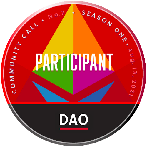 Bankless DAO Community Call S1C7 POAP image