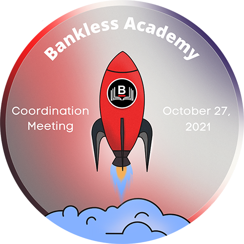 BanklessDAO Academy Coordination Meeting - 27 Oct, 2021 POAP image