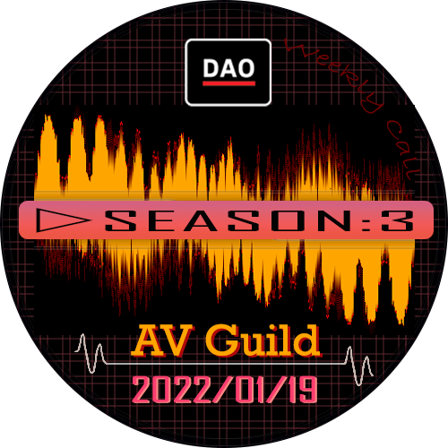 BanklessDAO AV Guild - Weekly Call - Jan 19, 2022 POAP image