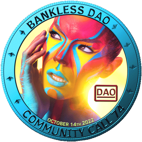 BanklessDAO Community Call #74 PREMIUM POAP image