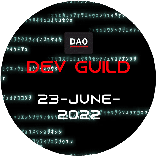 BanklessDAO Dev Guild Call 23.06.22 POAP image