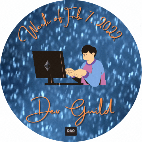BanklessDAO Dev Guild Week 02.07.2022 POAP image