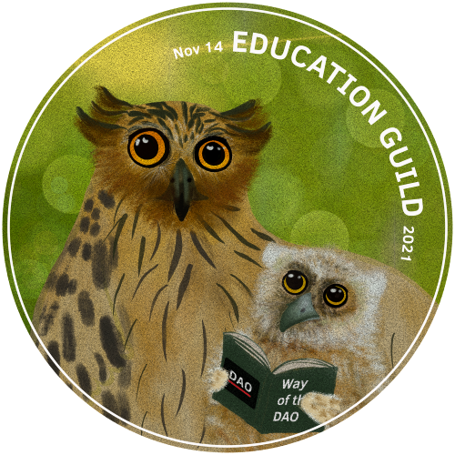 BanklessDAO Education Guild Weekly #25 - 14 November 2021. POAP image