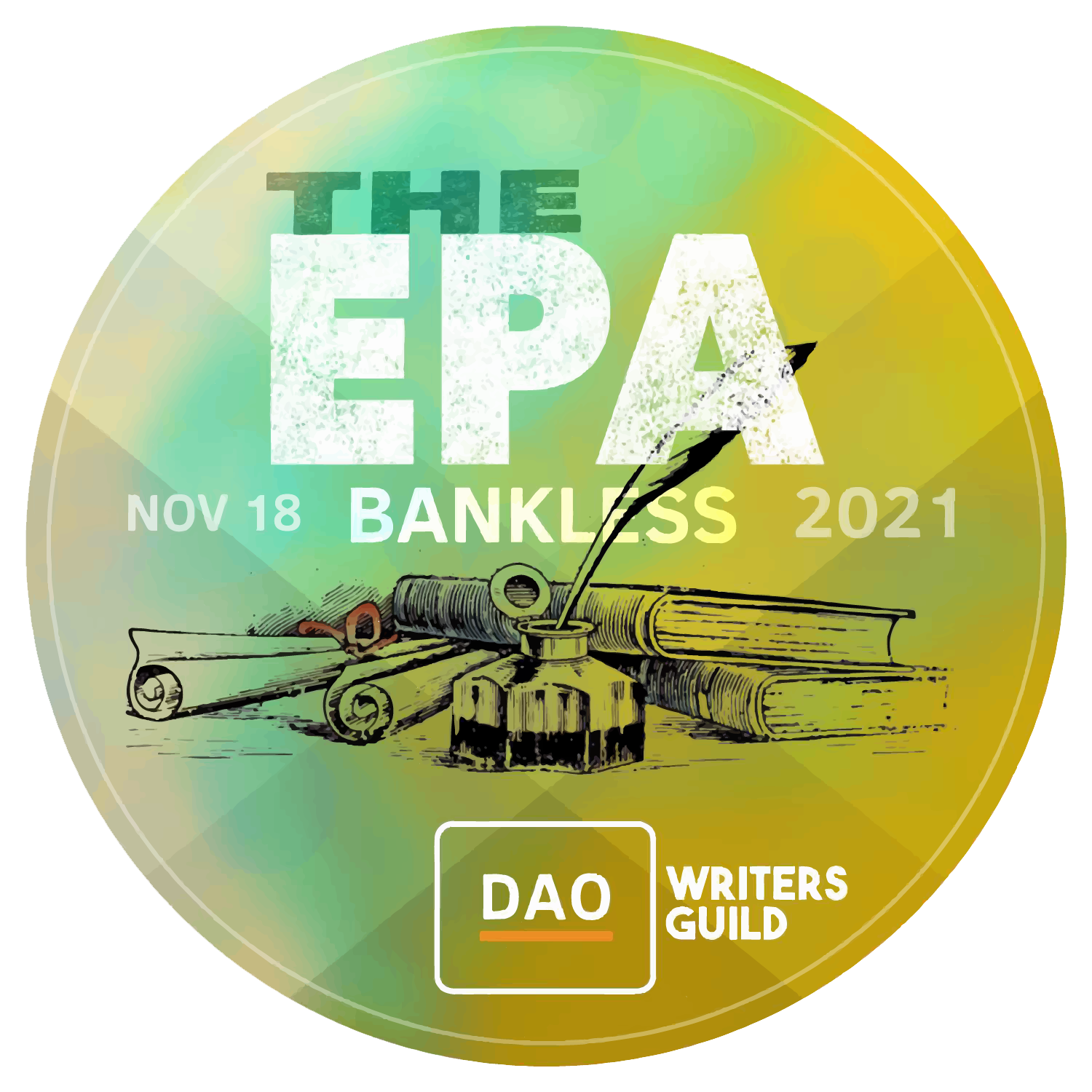 BanklessDAO Writers Guild EPA Sync 11.18.21 POAP image