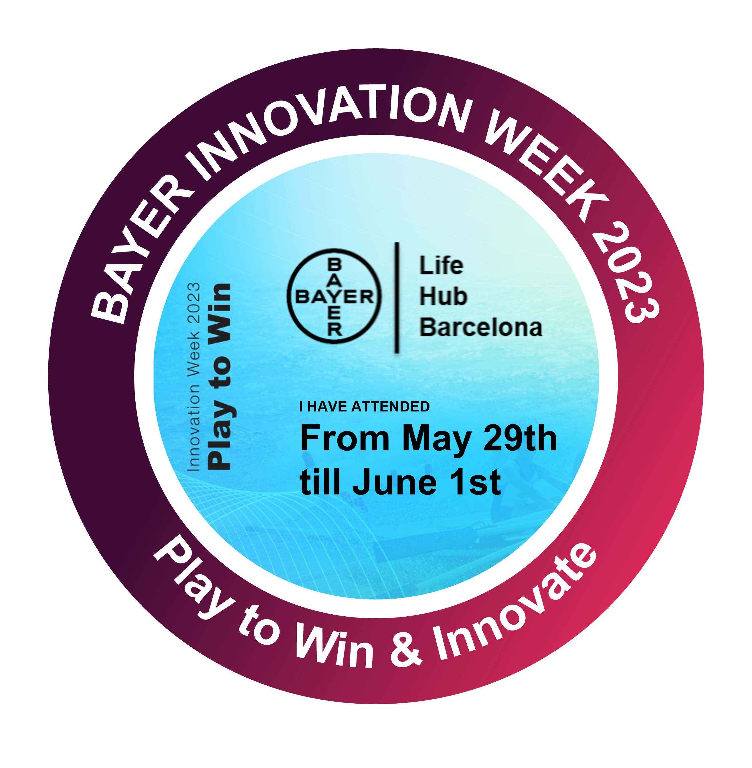 Bayer Innovation Week 2023 - Play to Win - Barcelona & Lisbon POAP image