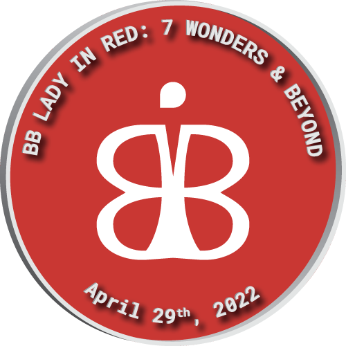 BB Lady in Red - 7 Wonders & Beyond @imnotArt Chicago POAP image