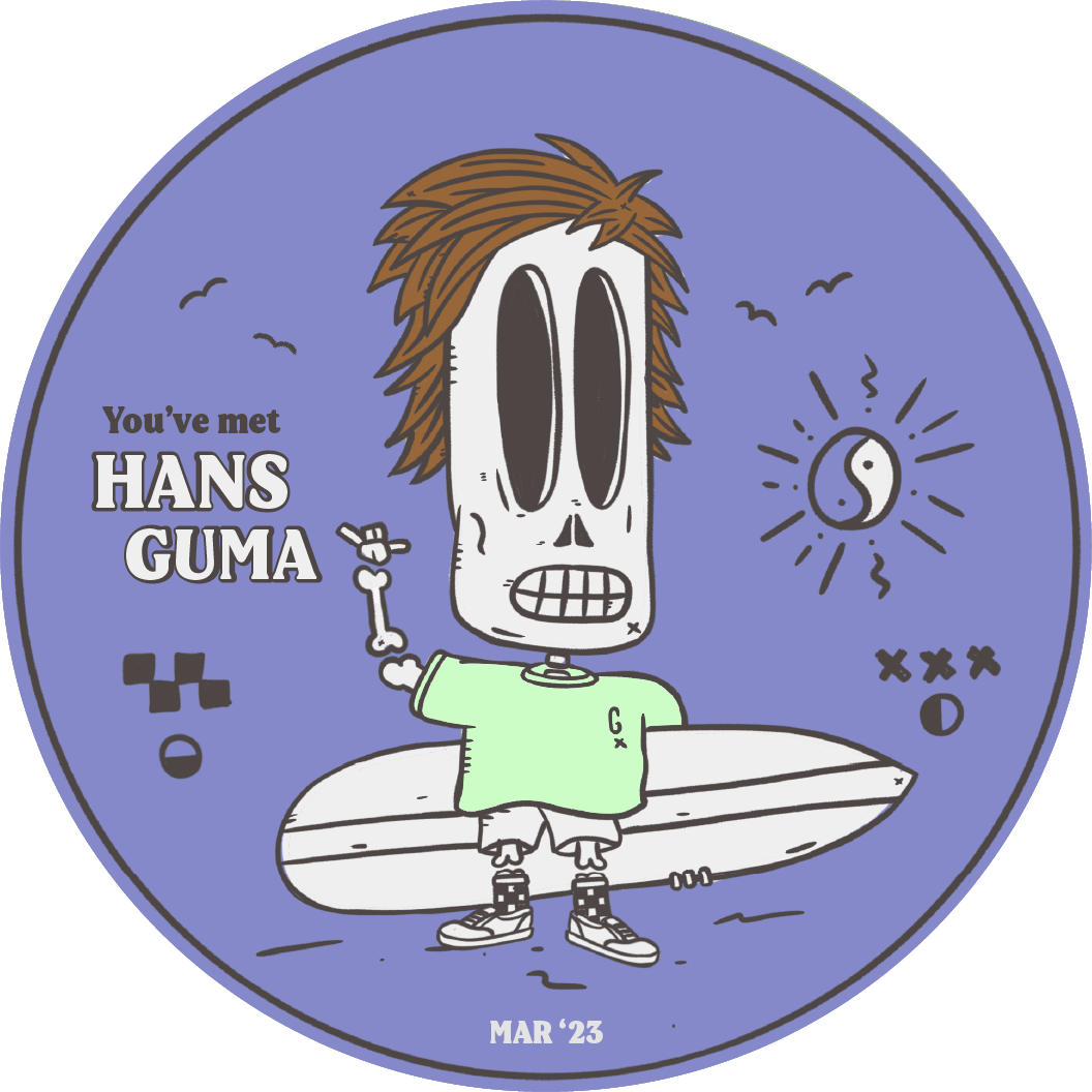 You've met Hans Guma in March 2023 POAP image