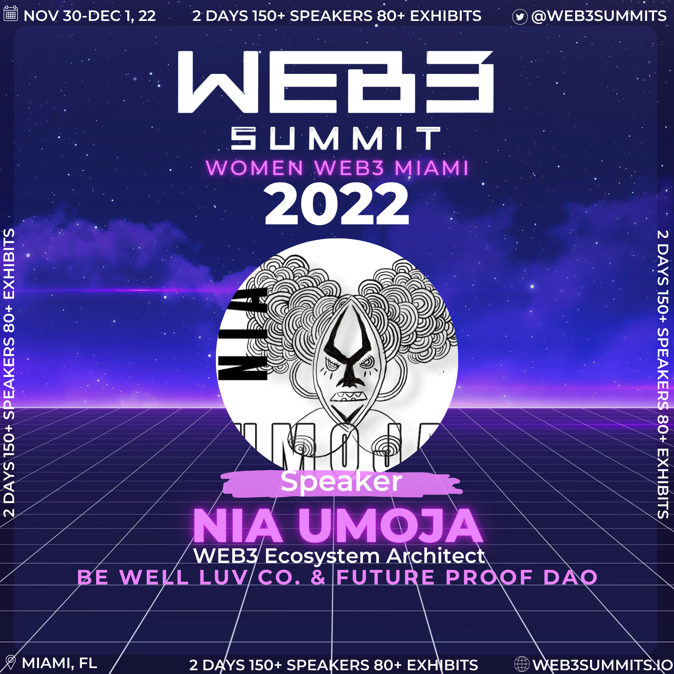BE WELL LUV ♡ X WEB3 SUMMIT MIAMI 2022 POAP image