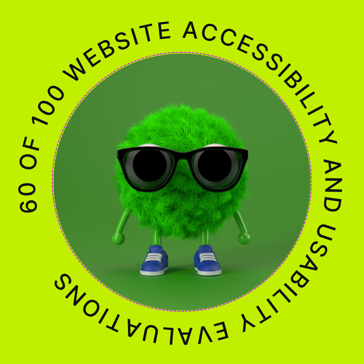 60 of 100 Website Accessibility and Usability Evaluations POAP image