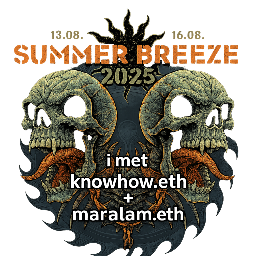 Beer, Metal and the love for Ethereum at SBOA2025 POAP image