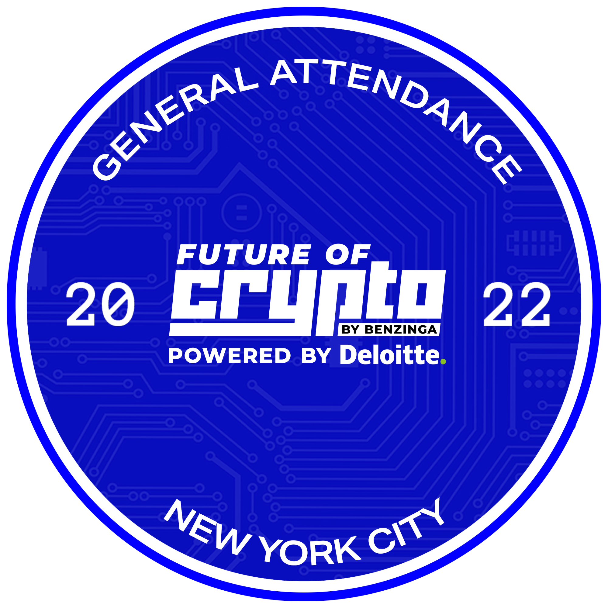 Benzinga's Future of Crypto Genesis Year - Attendee POAP image