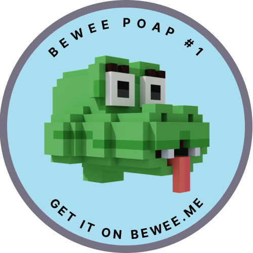 Bewee's POAP Hunt #1 to get "Bowee" POAP image