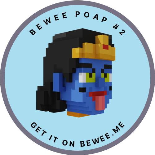 Bewee's POAP Hunt #2 to get "Miss Kahlil" POAP image