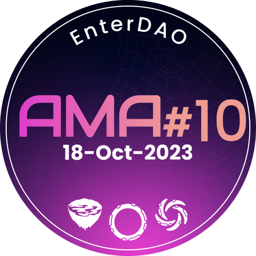 EnterDAO October AMA POAP image