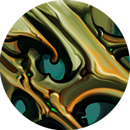 Biomechanical Tattoo Designs presented in Augmented Reality POAP image
