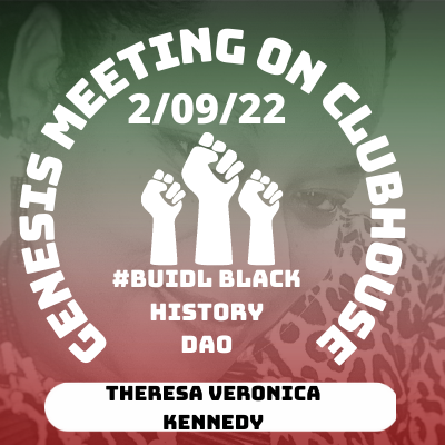 Black History DAO Genesis Meeting Clubhouse Wednesday 02-09-2022 POAP image