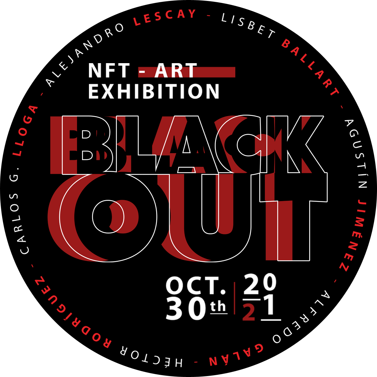 BLACKOUT NFT GALLERY POAP image
