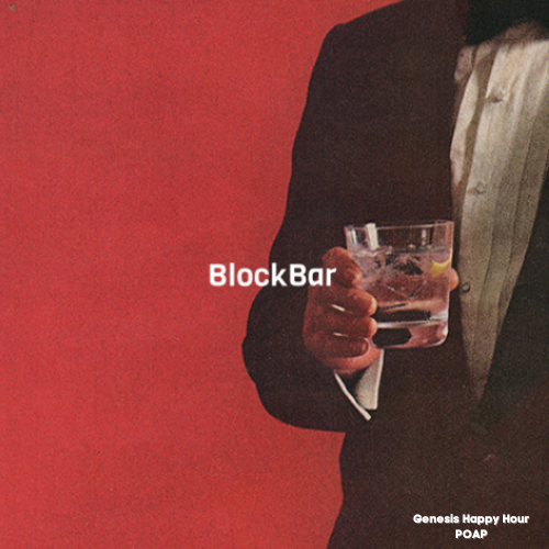 BlockBar - Genesis Happy Hour POAP POAP image