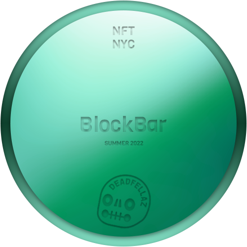 BLOCKBAR x DEADFELLAZ POAP POAP image