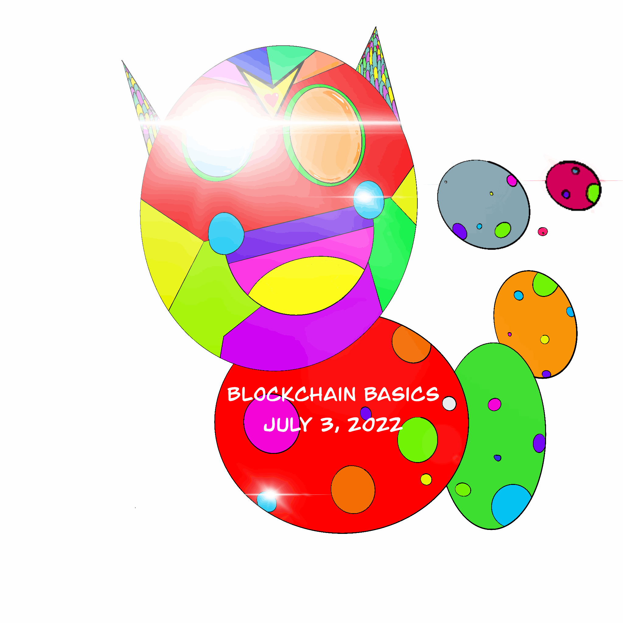 Blockchain Basics presented by: NFDaddys, your Family Friendly learning environment. POAP image
