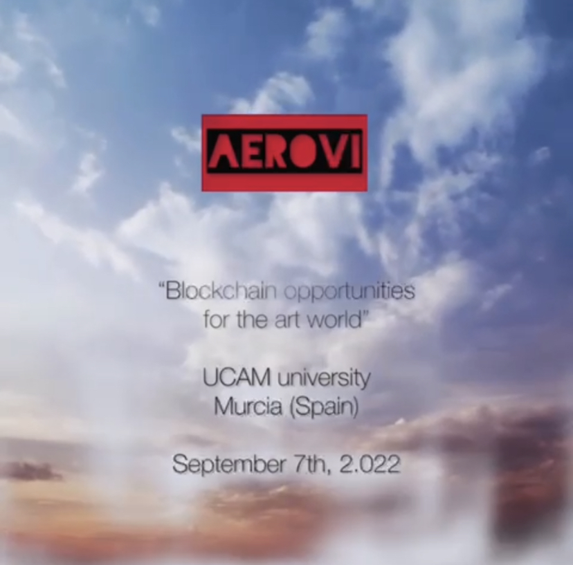 “Blockchain opportunities in the art world “ conference by Virginia Grau  POAP image