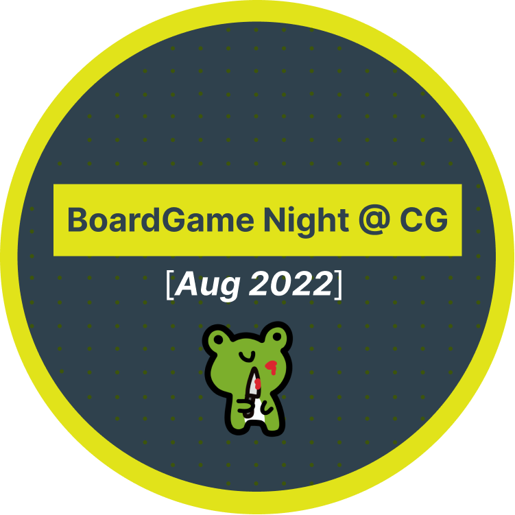 BoardGame Night @ CoinGecko [August 2022] POAP image