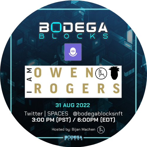 Bodega Blocks Twitter space with iamowenrogers POAP image
