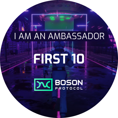 Boson Protocol Ambassador First 10 POAP image