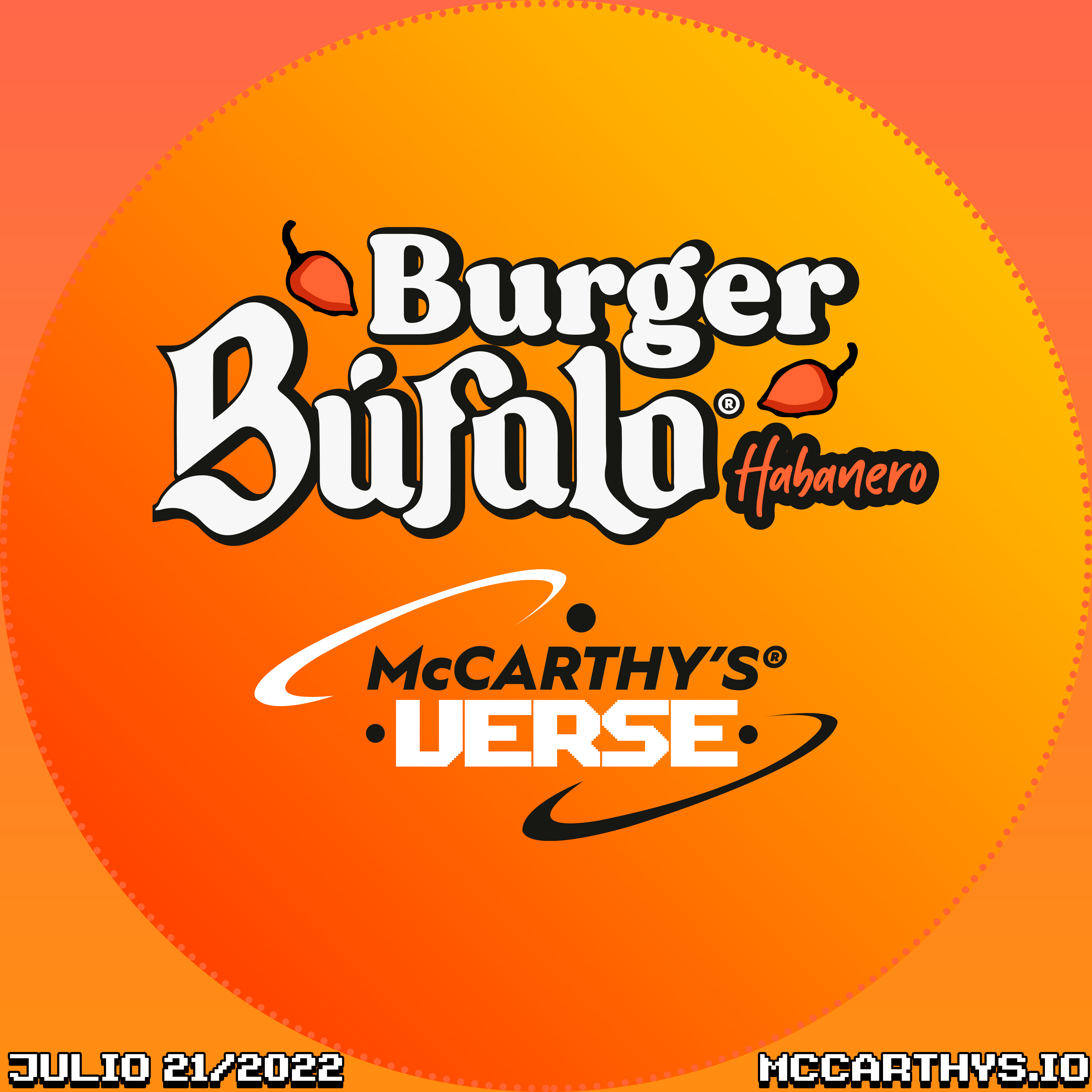 Bufalo Habanero Burger at McCarthy's Irish Pub POAP image