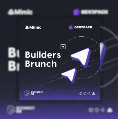 Builders Brunch - Hosted by Mimic x Dev3Pack POAP image
