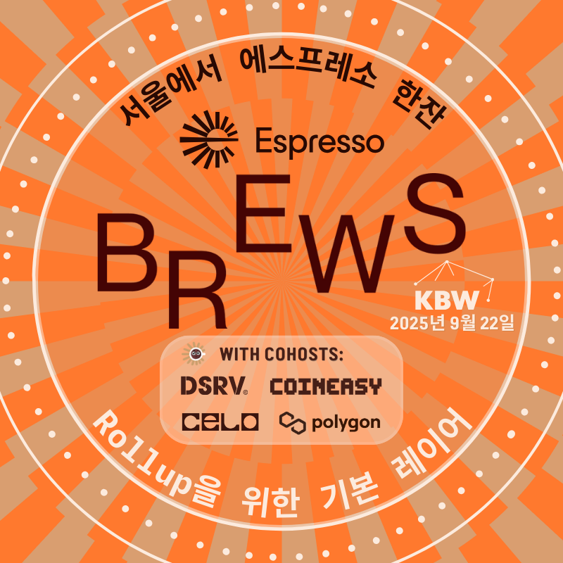 Espresso Brews at KBW 2025