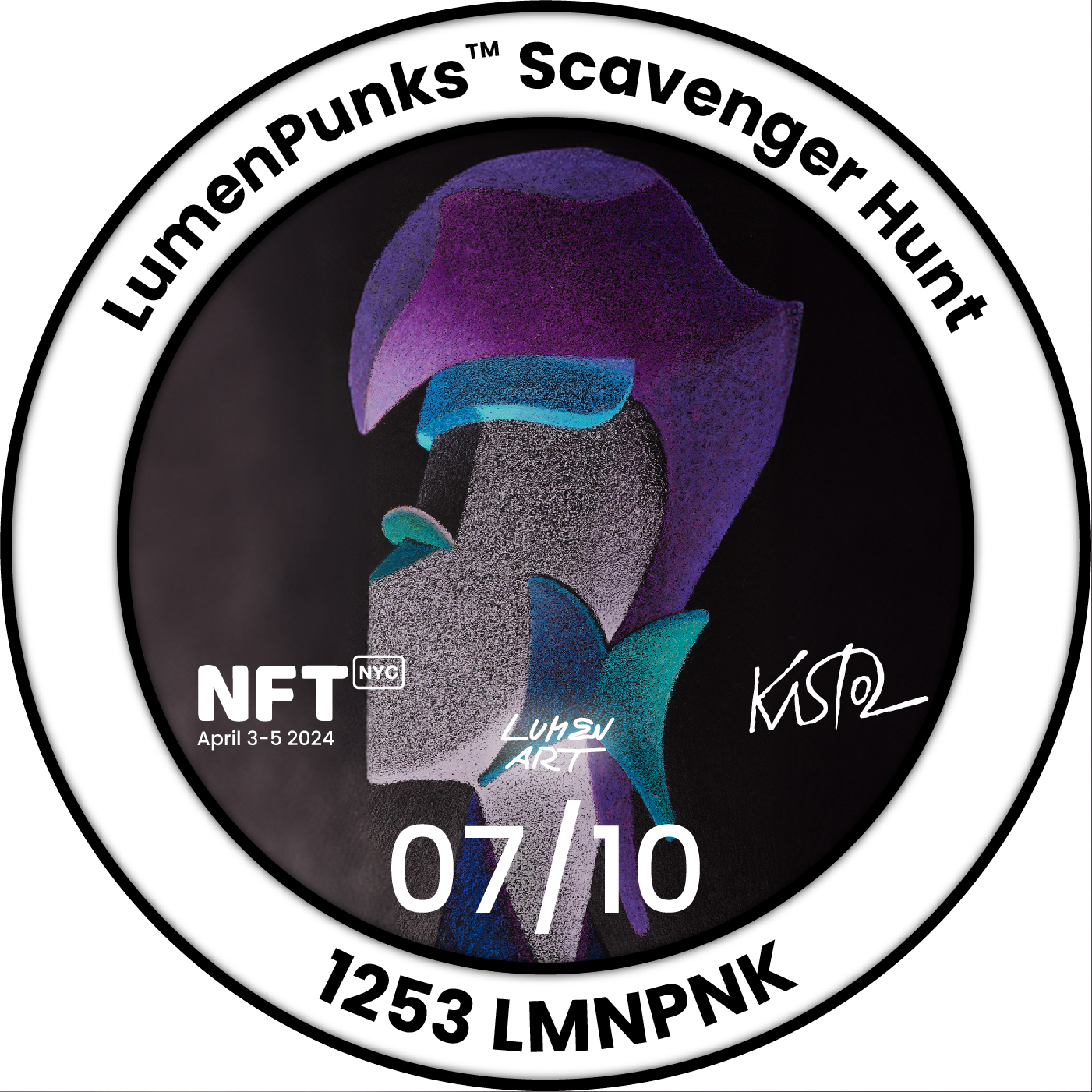 7/10 | LumenPunks™ Scavenger Hunt at NFT.NYC April 3-5 2024 POAP image