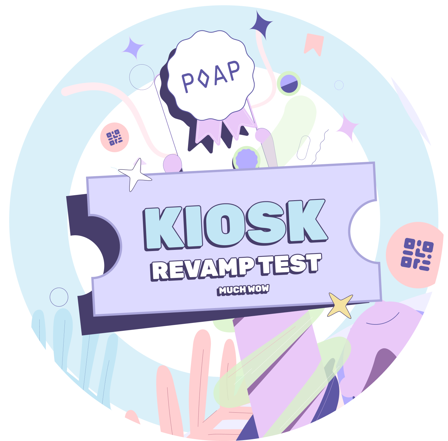 Kiosk revamp test POAP image