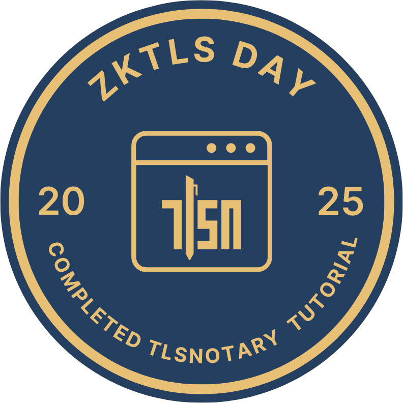 zkTLS Day 2025, Buenos Aires - TLSNotary Tutorial POAP image