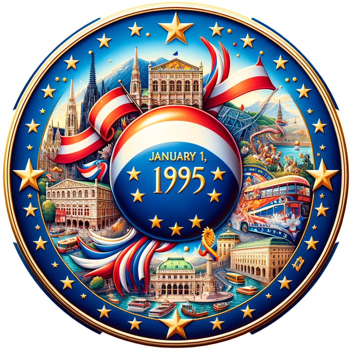 Austria joined the European Union January 1st 1995 | 2024 POAP image