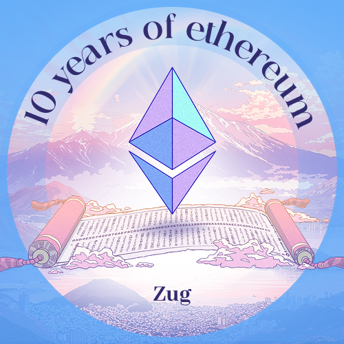 Zug: 10 years of ethereum POAP image