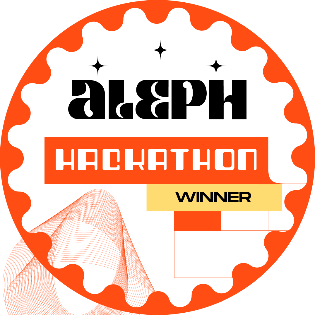 Aleph Hackathon March '26 | Proof of Winner! POAP image