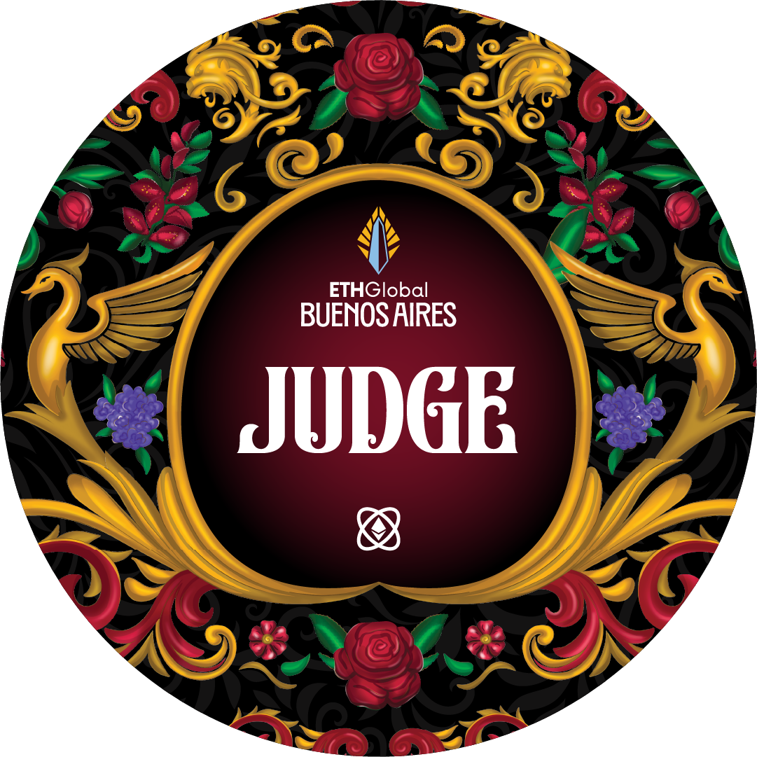 ETHGlobal Buenos Aires 2025 Judge POAP image