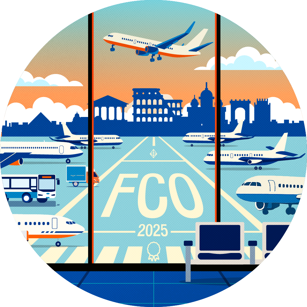Drop #210300: I passed through Leonardo da Vinci–Fiumicino Airport (FCO)