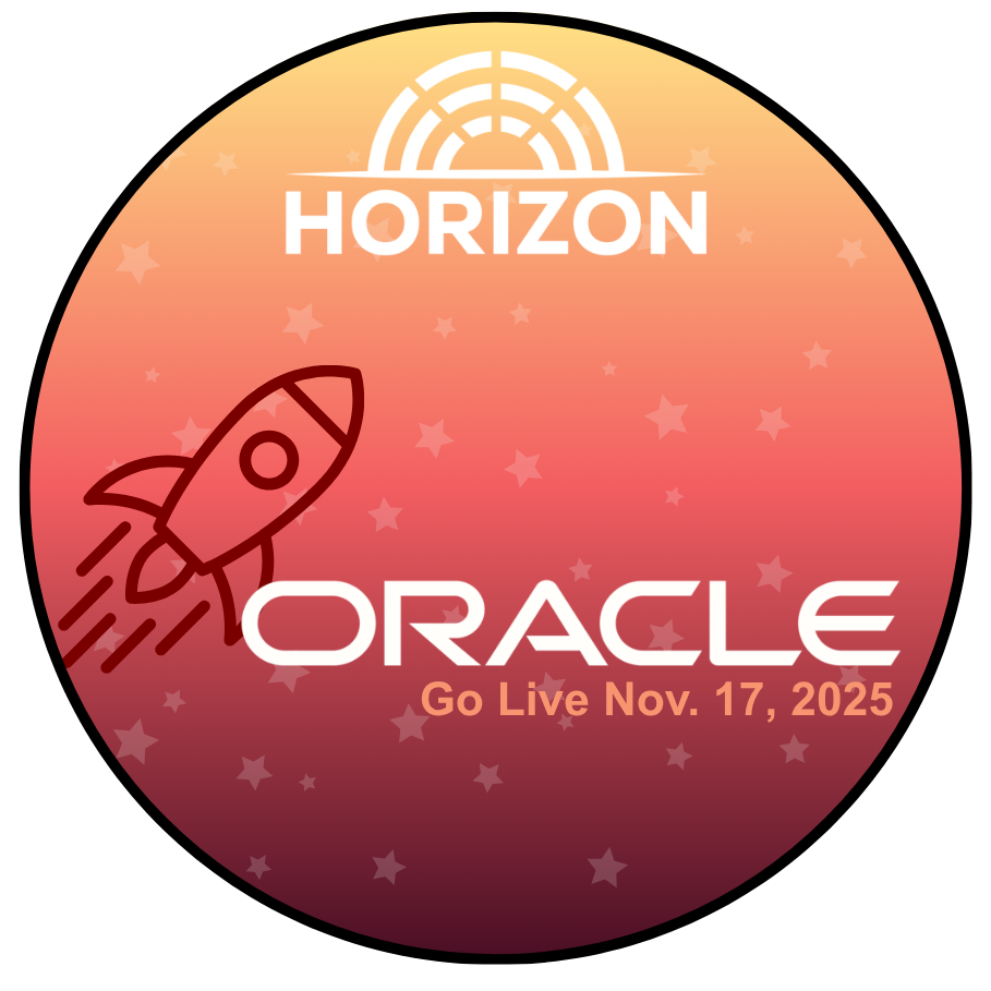 Drop #214556: Horizon Oracle Finance Go Live