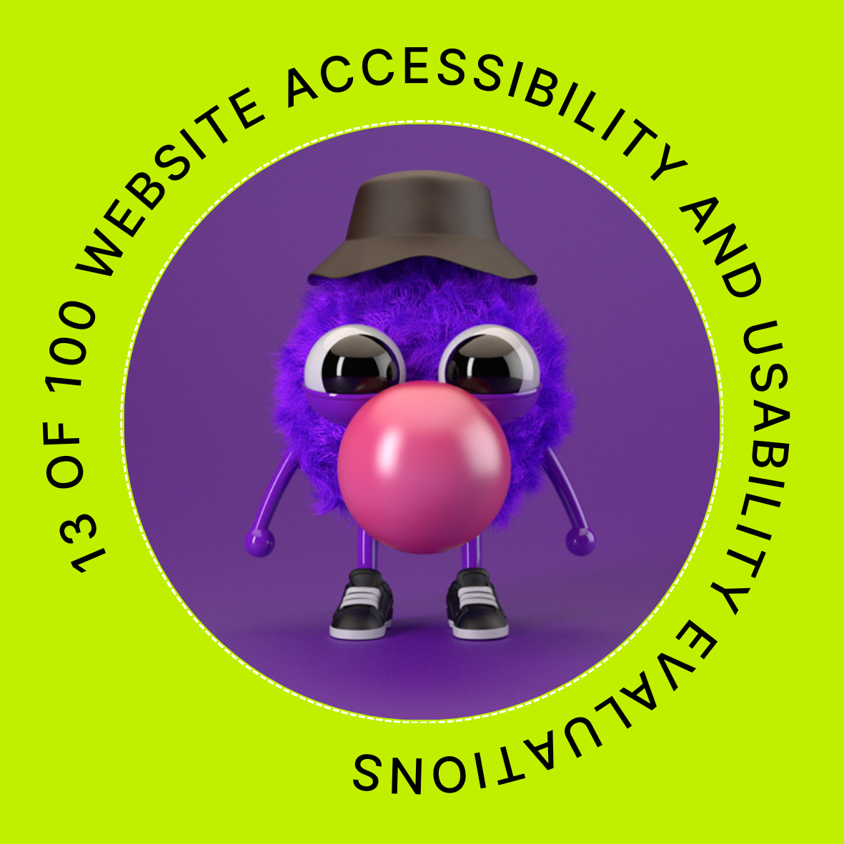 13 of 100 Website Accessibility and Usability Evaluations POAP image
