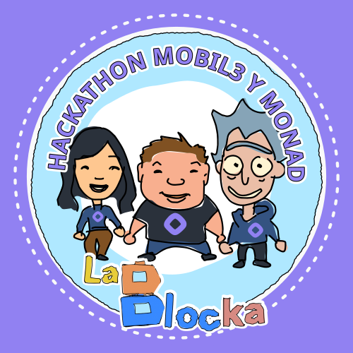 La Loteria en el Hackathon de Mobil3 y Monad! POAP image
