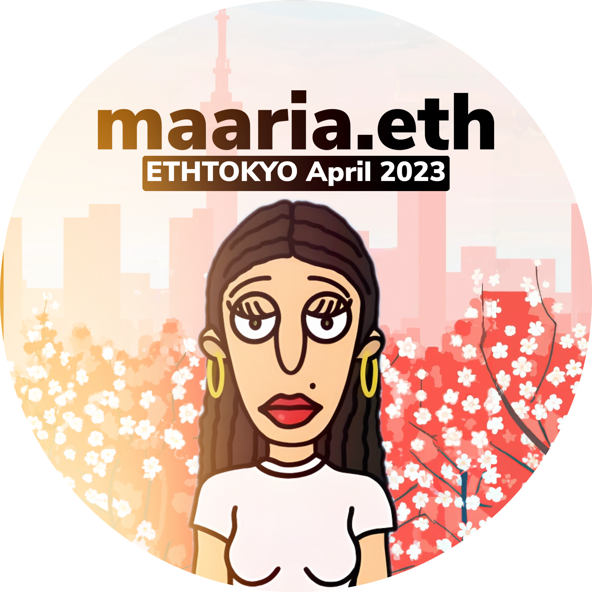 You met maaria.eth at ETH Tokyo 2023 POAP image