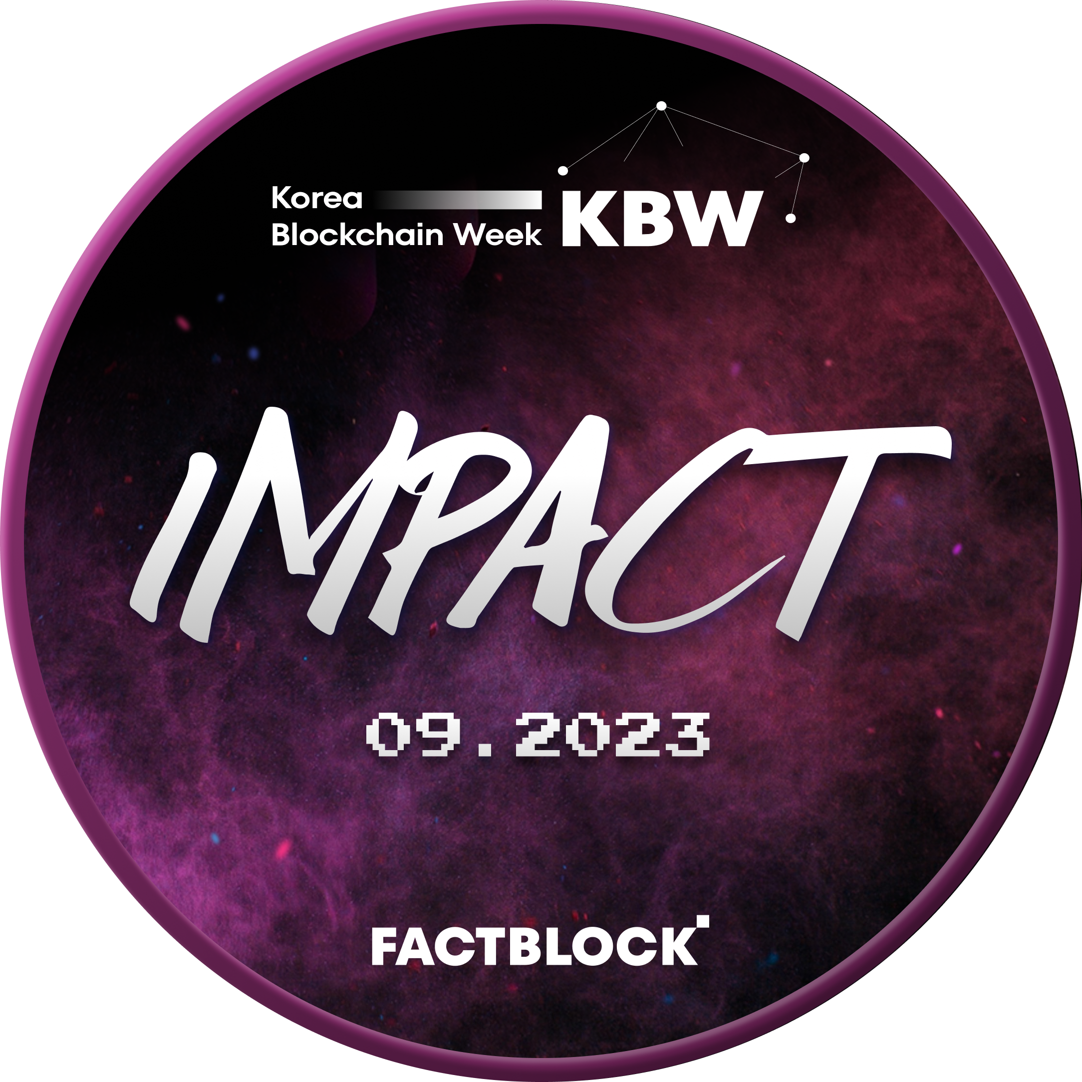 TEST: Korea Blockchain Week: Impact POAP image
